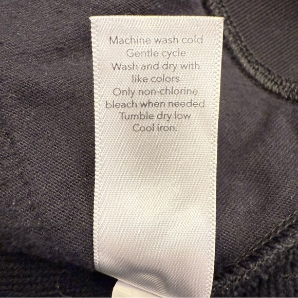 Athleta Bounce Back Sweatshirt Dress Black Long Sleeve Casual XL - Picture 14 of 15